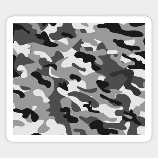 Camouflage Grey Sticker